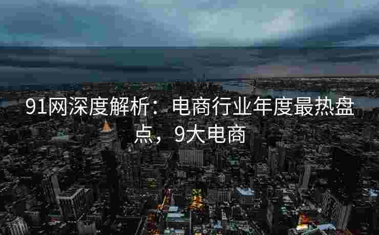 91网深度解析：电商行业年度最热盘点，9大电商